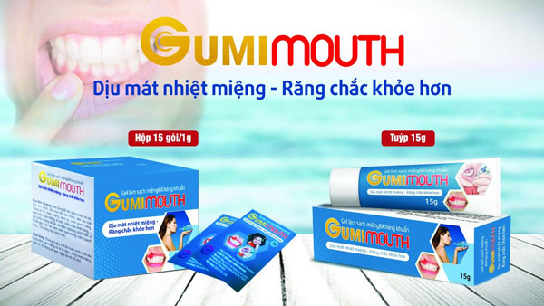 Cải thiện sưng lợi nhờ gel làm sạch&kháng khuẩn Gumimouth 